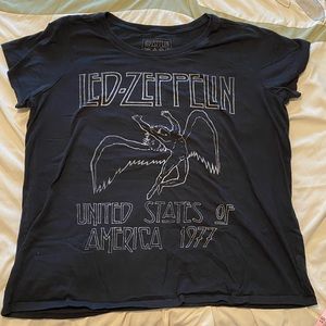 Collectible LED ZEPPELIN BLACK SLIM FIT TEE size 2x